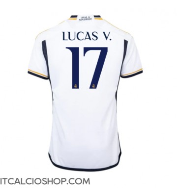 Real Madrid Lucas Vazquez #17 Prima Maglia 2023-24 Manica Corta
